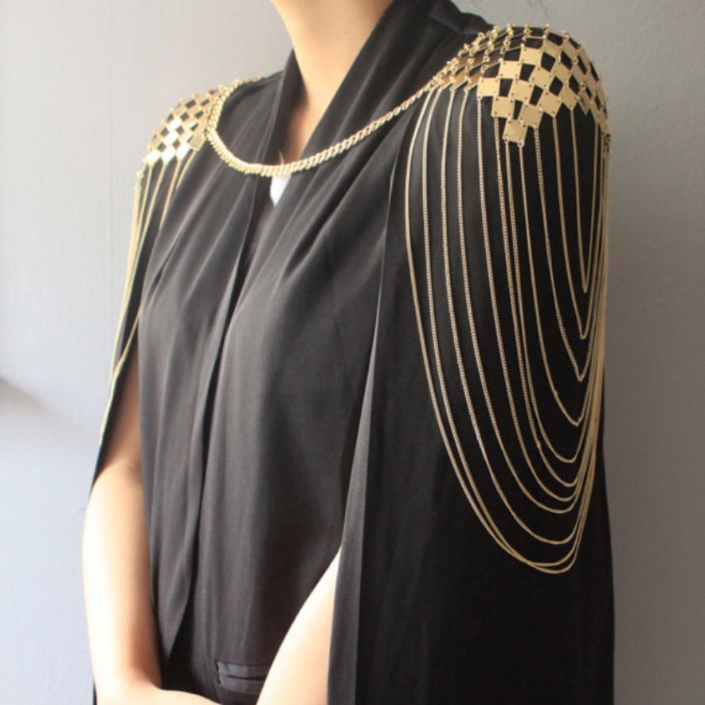 COPY - Gold Shoulder multi Strand Chain.